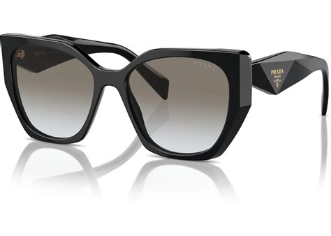 Prada Symbole Logo Pillow Sunglasses Black/Gold (SPR19Z 